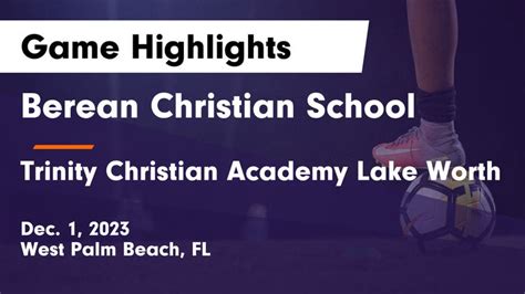 Berean Christian West Palm Beach Fl High School Sports Football