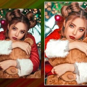 XXX MAS Photoshop Actions Sexy Red Green Christmas ACR Preset Nude