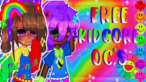 ⋆｡⋆☂ 5 Free Kidcore Ocs Gacha Club ⋆｡⋆☂ Gabbieverse Youtube