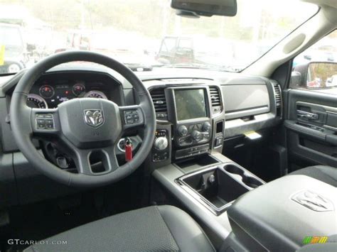 Black Interior 2015 Ram 1500 Sport Crew Cab 4x4 Photo 98654927