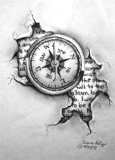 Tattoo Design On Deviantart Compass Tattoo