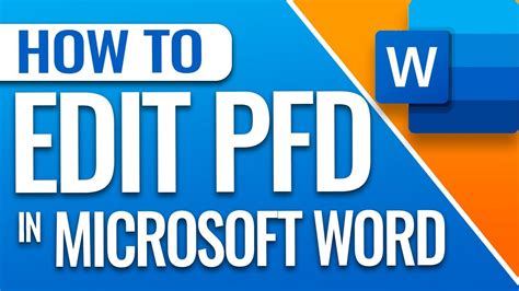 How To Edit A PDF In Word YouTube