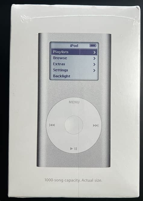 New In Box Apple Ipod Mini 4 Gb Silver 1st Gen M9160ll A 2004 Model A1051 Ebay