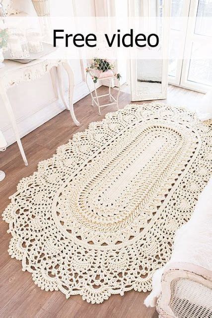 Moda Casa Tapete De Crochet Crochet Doily Rug Crochet Rug Patterns