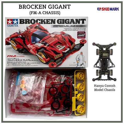 Jual Mobil Rakit Tamiya Mini 4wd Brocken Gigant Fm A Chassis Original Shopee Indonesia