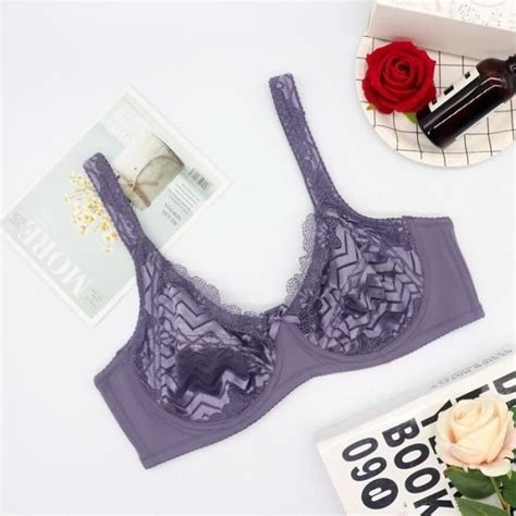 Soutien Gorge Soutien Gorge En Dentelle Pour Femme Lingerie Sexy Grande Taille Ajustable Ultra
