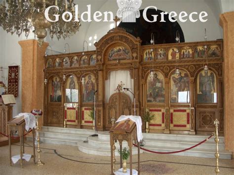 Saint Marina Monastery Heraklion Crete Golden Greece