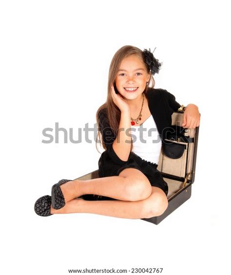 Photo De Stock Young Pretty Eight Year Old Girl 230042767 Shutterstock