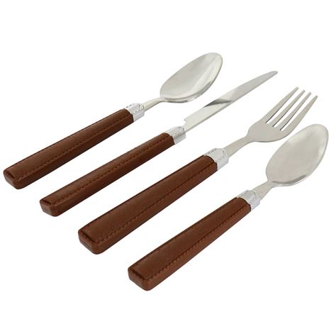 Gibson Everyday 16 Pieces Brushed Modern Flatware In The Flatware