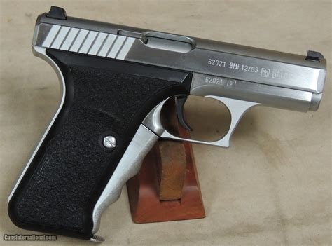 Heckler And Koch Hk P7 Nickel Plated 9mm X 19 Caliber Pistol Sn 62021xx