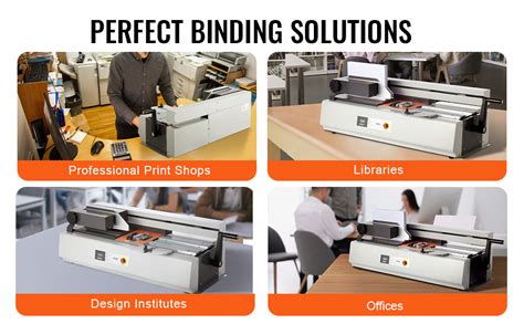 Vevor Thermal Binding Machine Sheets Capacity Hot Glue Binding Machine Thermal Book Binder