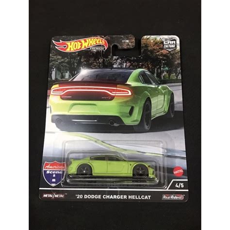 風火輪 hot wheels 美國場景 20 道奇 Dodge 地獄貓 Charger hellcat 精裝 膠胎 蝦皮購物