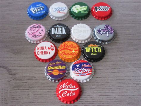 Nuka Cola Vim Fallout Inspired Bottle Caps Etsy