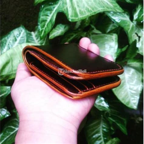 Kerajianan Dompet Pendek Kulit Asli Handmade Ukuran 9x115cm Di