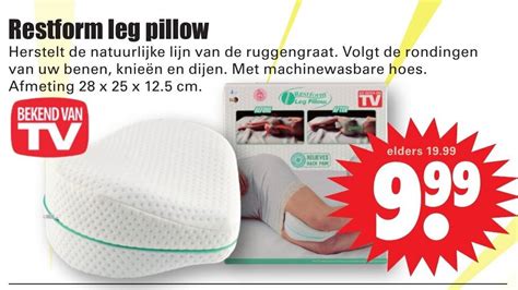 Restform Leg Pillow Aanbieding Bij Dirk