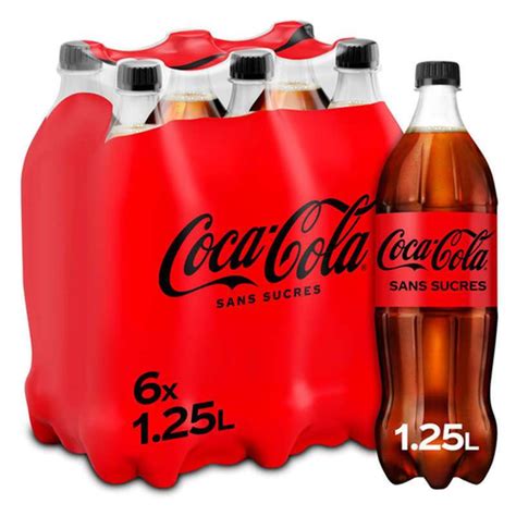 Pack de Coca Cola Zéro sans sucres 6 x 1 25 L La Belle Vie