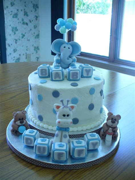 Shower Cake For A Baby Boy