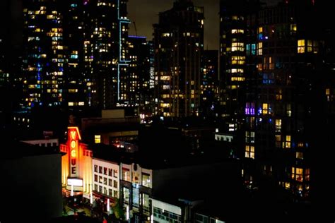 City night vancouver Stock Photos, Royalty Free City night vancouver ...