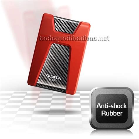 Adata HD650 External Hard Drive Technical Specifications