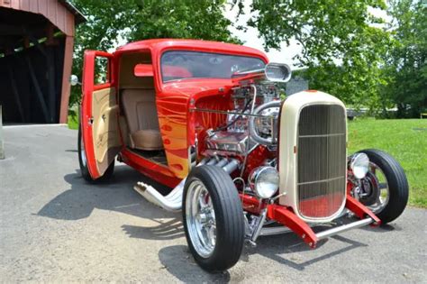 1932 Ford Three Window Coupe Hot Rod For Sale
