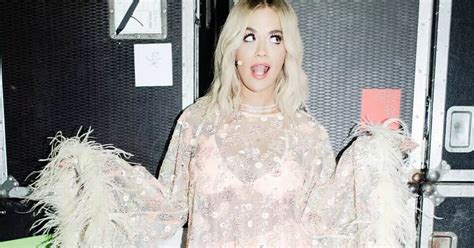 The Masked Singer Babe Rita Ora Flashes Lingerie In Sheer Gown Daily Star