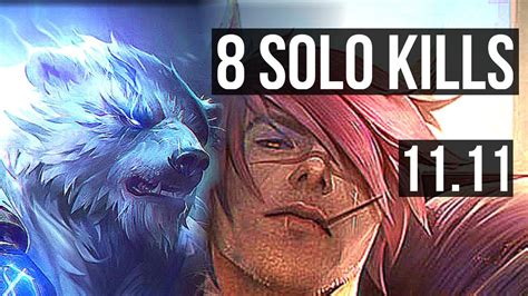 VOLIBEAR Vs SETT TOP 8 Solo Kills 11 1 1 Rank 9 Voli Godlike