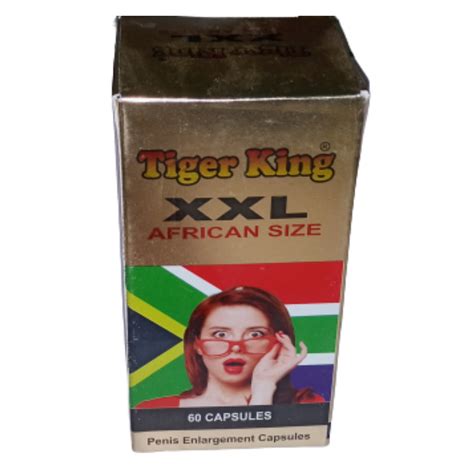 TIGER KING XXL AFRICAN SIZE CAPSULE 60 CAPSULES CosMedPlanet