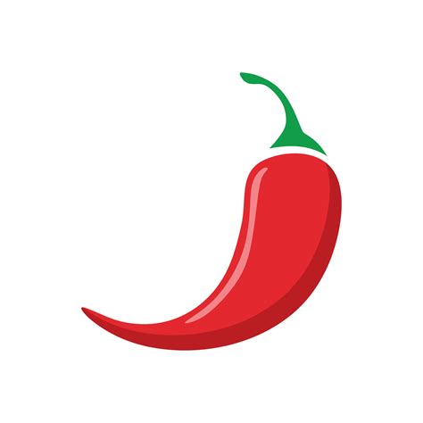 Red Pepper Icon Vector Red Hot Pepper Flat Icon Chili Spicy Vector Vector Art At
