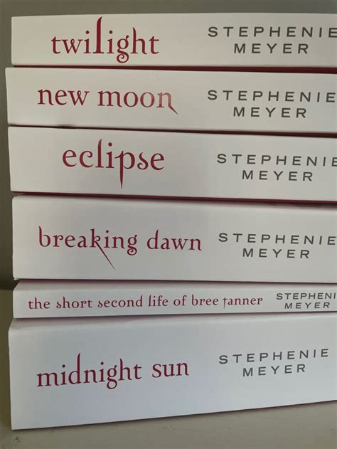 Twilight Book Series White Edition