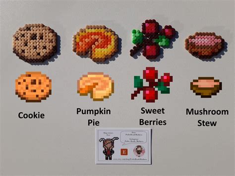 Minecraft Pumpkin Pie Pixel Art