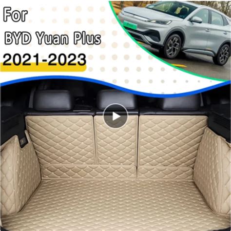 Car Trunk Mats For BYD Yuan Plus Atto 3 2021 2023 Waterproof Pads