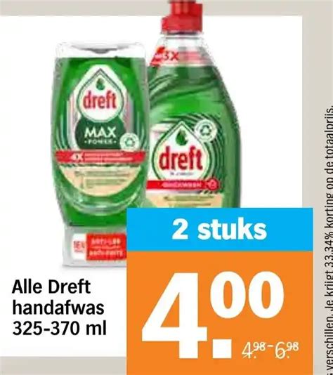 Alle Dreft Handafwas Ml Aanbieding Bij Albert Heijn