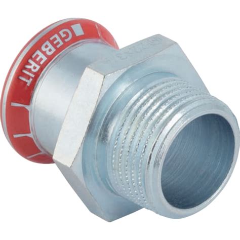 Geberit Mapress Carbon Steel Adaptor With Male Thread Geberit Product