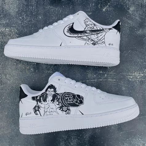 One Piece – Luffy x Zoro Air Force 1 Custom – Daniel Customs