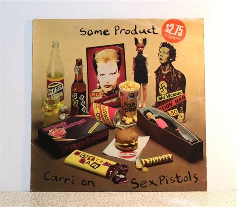 SEX PISTOLS SOME PRODUCT Carri On Sex Pistols Oz Press Wizard Label EX EUR