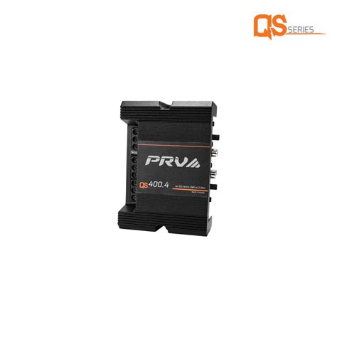 400 Watts Compact 4 Channel Amplifier - QS400.4 2 Ohm PRV Audio