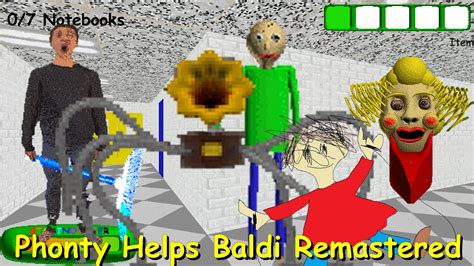 Phonty Helps Baldi Remastered Baldis Basics Mod Youtube