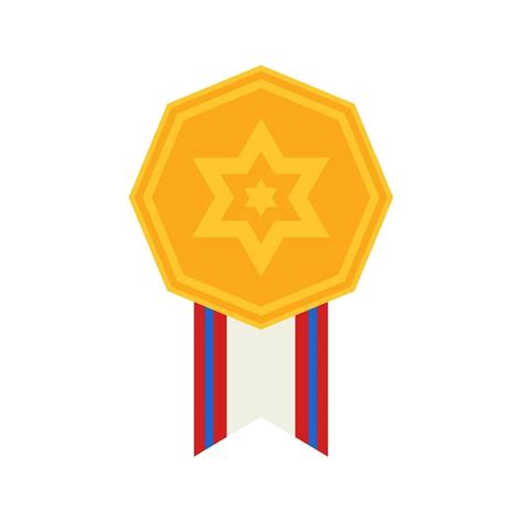 Medalla De Oro Con Cinta Ilustraci N Vectorial Vector Premium