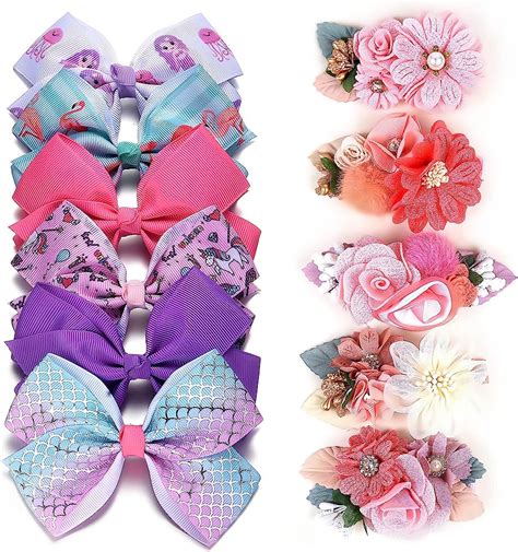 Floral Hair Bows For Teens