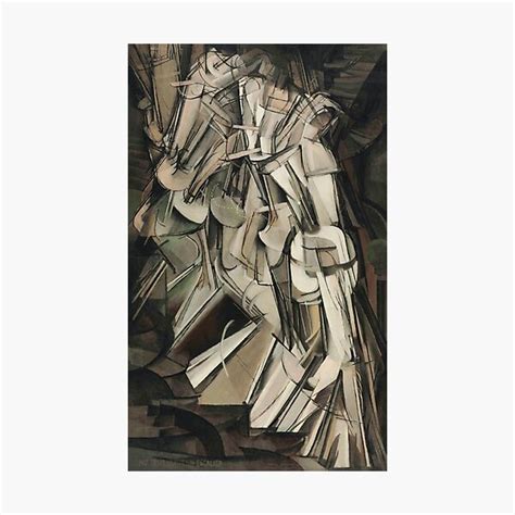 Nude Descending A Staircase No 2 Marcel Duchamp 1912 Photographic Print For Sale By