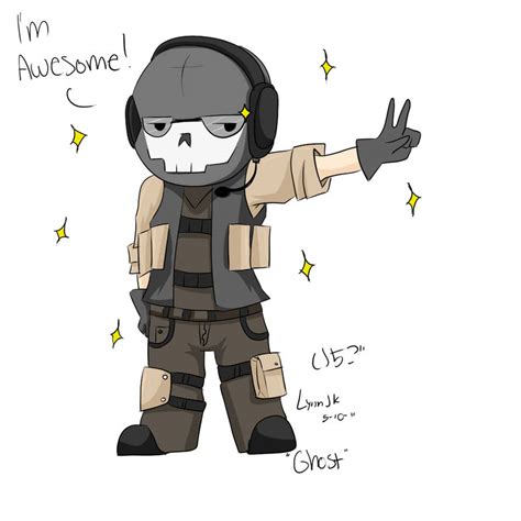 MW2 Ghost Chibi by HypermuffinsArt on DeviantArt