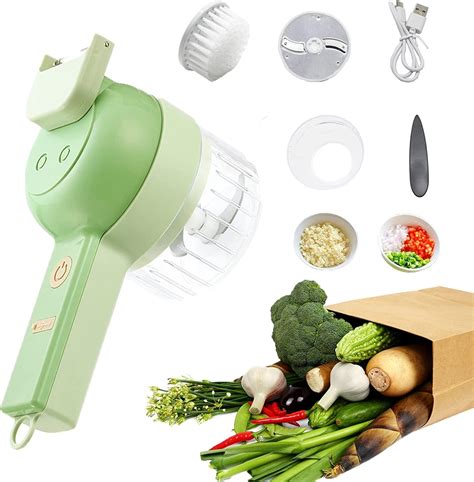 Amazon In Portable Electric Vegetable Cutter Set Handheld