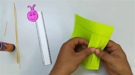 Como hacer gusano de papel para niños Juego para niños fáciles YouTube