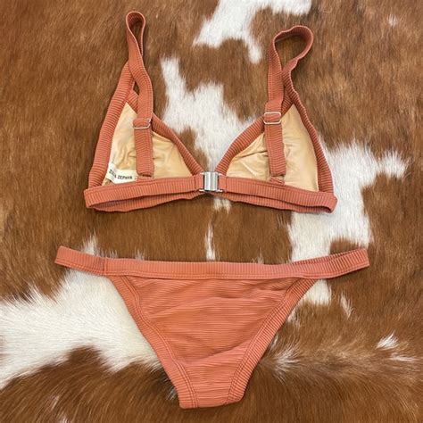 Zulu Zephyr Swim Ribbed Bikini By Zulu Zephyr Poshmark