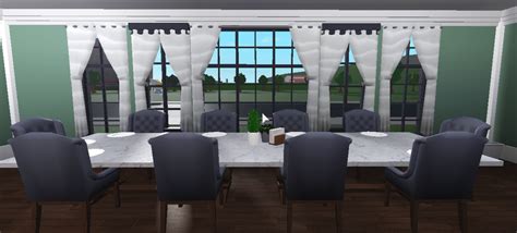 Modern Dinning Room Bloxburg Dinning Room Room Modern