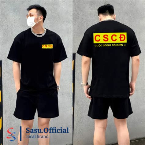 Áo Thun Cuộc Sống Cô Đơn CSCĐ cực chất giá rẻ siêu HOT Mẫu Neww 2024 MỚI Shopee Việt Nam