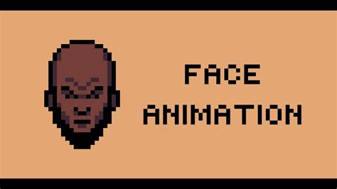Pixel Art Human Face