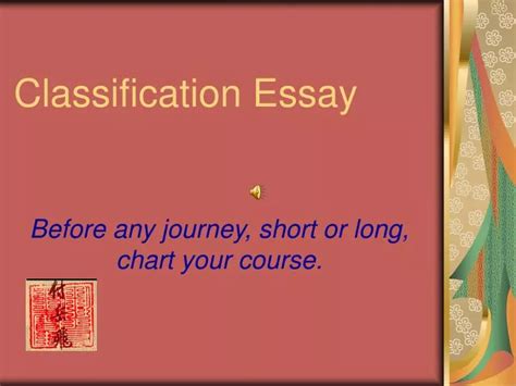 Ppt Classification Essay Powerpoint Presentation Free Download Id