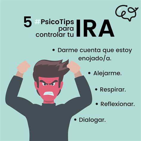 Psicotips Para Controlar Tu Ira Enojo Aprendizaje Emocional