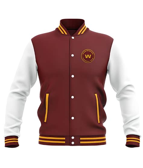 Washington Football Casual Maroon Varsity Jacket Boss Jackets